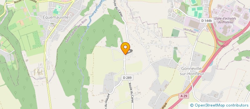 localisation de l'entreprise BAPTISTE MERIEULT  GONNEVILLE-SUR-HONFLEUR