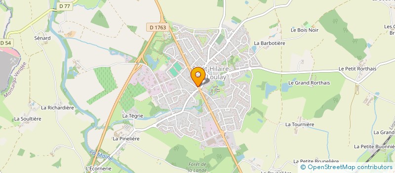 localisation de l'entreprise BAPTISTE PICHAUD à MONTAIGU-VENDEE