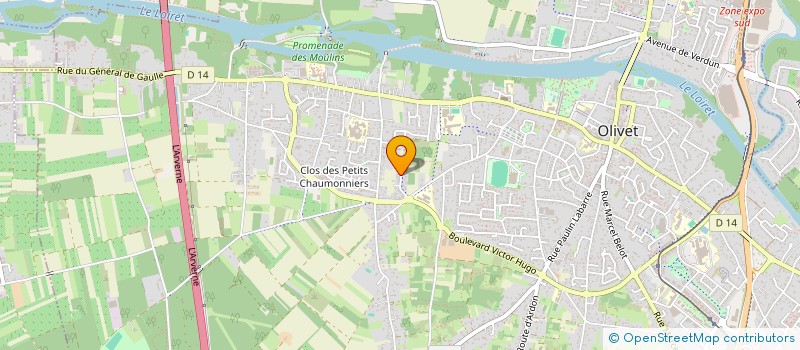 localisation de l'entreprise BAPTISTE PRIEUR IT à OLIVET