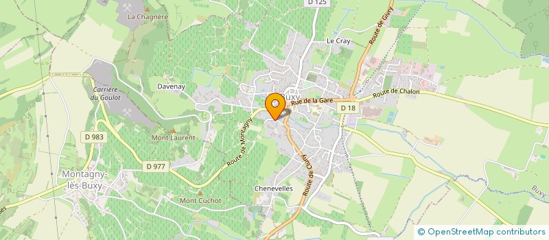 localisation de l'entreprise BAPTISTE VICTOR LILA  BUXY