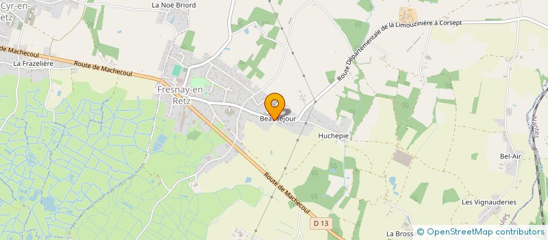 localisation de l'entreprise BAPTIVALE à VILLENEUVE-EN-RETZ