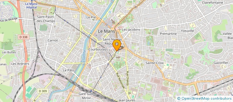 localisation de l'entreprise BAPTON  LE MANS