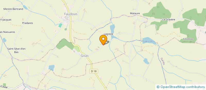 localisation de l'entreprise BAQUE  GOAS