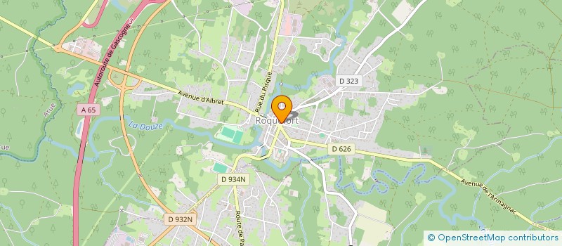 localisation de l'entreprise BAQUE LAMOTHE  ROQUEFORT