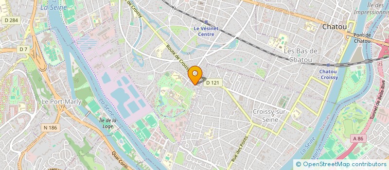 localisation de l'entreprise BAQUENTO IMMO SARL  LE VESINET