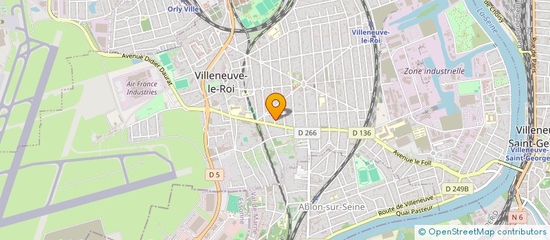localisation de l'entreprise BAR à VILLENEUVE-LE-ROI