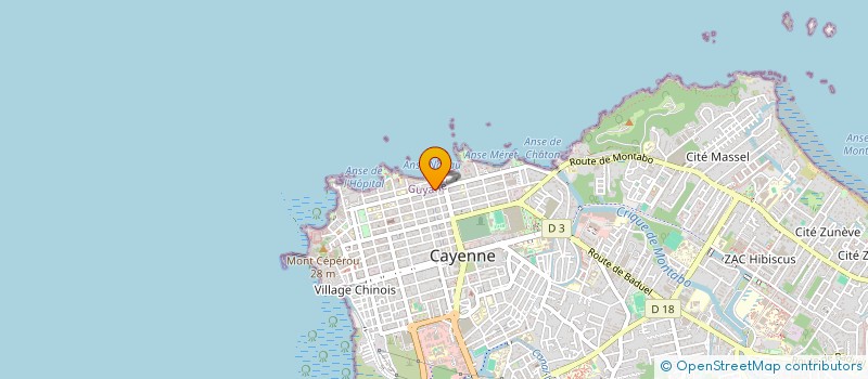 localisation de l'entreprise BAR A CEVICHE  CAYENNE