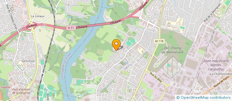 localisation de l'entreprise BAR A ETOILES DE L'ERDRE à NANTES
