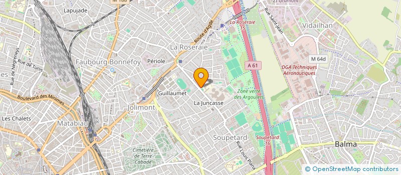 localisation de l'entreprise BAR A LA UNE à TOULOUSE