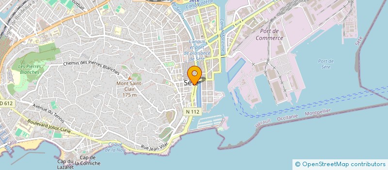 localisation de l'entreprise BAR'A LIRE  SETE