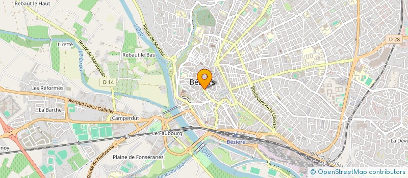 localisation de l'entreprise BAR A SOURCILS à BEZIERS