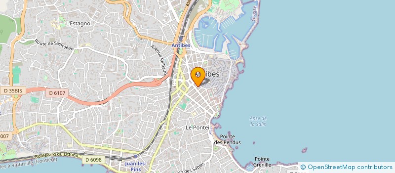 localisation de l'entreprise BAR-AK  ANTIBES