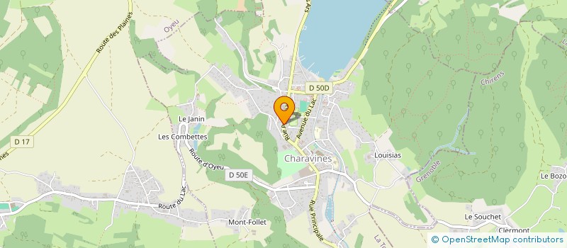 localisation de l'entreprise BAR'ASTA  CHARAVINES