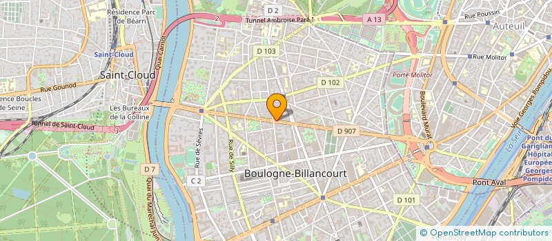 localisation de l'entreprise BAR AU BON COIN à BOULOGNE-BILLANCOURT