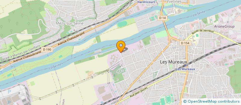 localisation de l'entreprise BAR AUTO à LES MUREAUX