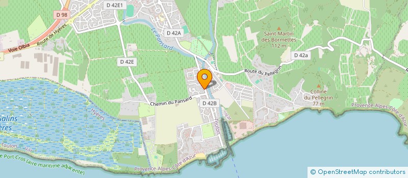 localisation de l'entreprise BAR BOURGET à LA LONDE-LES-MAURES