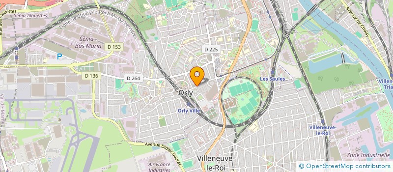 localisation de l'entreprise BAR BRASSERIE DE L'HOTEL DE VILLE  ORLY