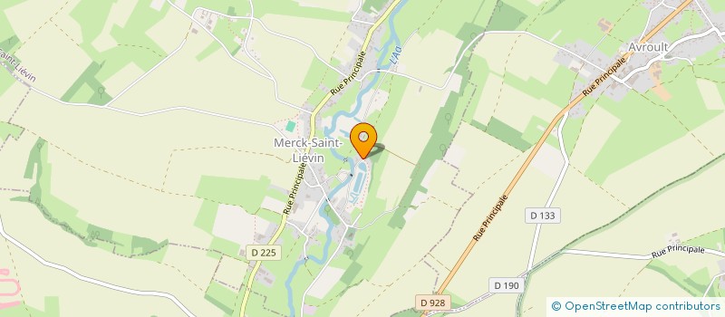 localisation de l'entreprise BAR BRASSERIE DES ETANGS DE L'AA  MERCK-SAINT-LIEVIN