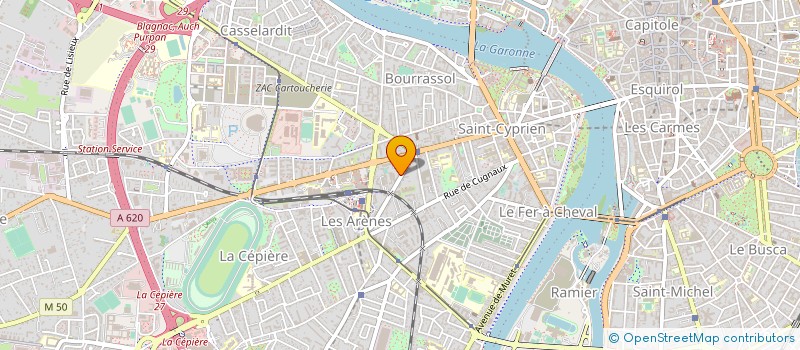 localisation de l'entreprise BAR BRASSERIE SNACK RESTAURANT BARDAGI à TOULOUSE