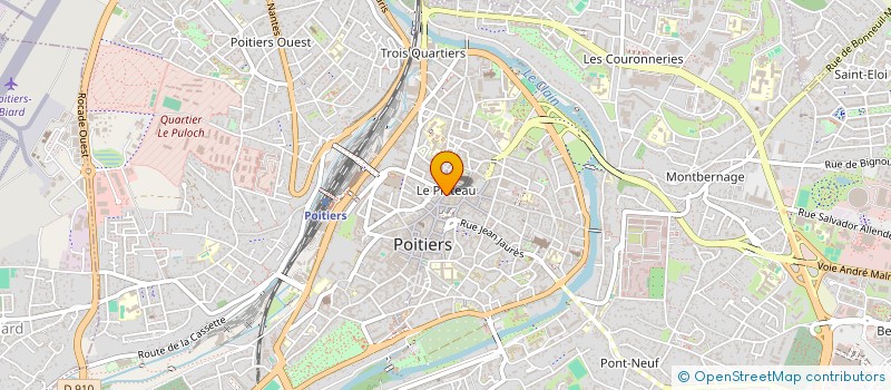 localisation de l'entreprise BAR BRUNCH BRASSERIE PAR ABREVIATION BBB à POITIERS