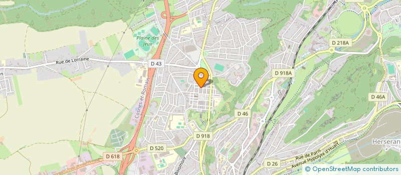 localisation de l'entreprise BAR CAFE à LONGWY