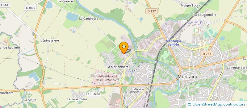 localisation de l'entreprise BAR CARGOLIFT FRANCE SAS à MONTAIGU-VENDEE