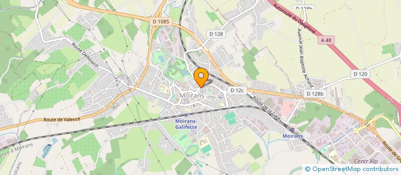 localisation de l'entreprise BAR CENTRAL CHEZ LAGO  MOIRANS