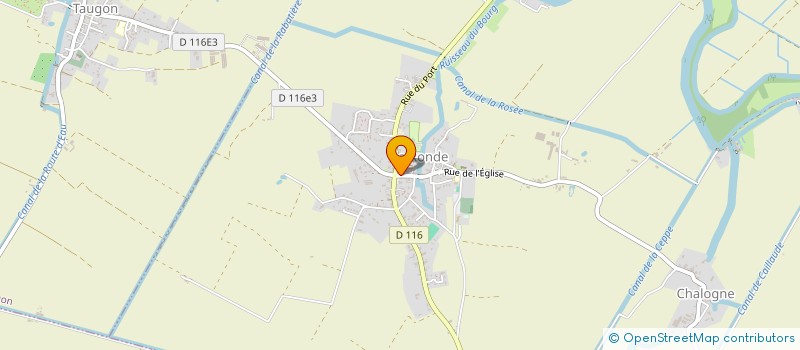 localisation de l'entreprise BAR CREPERIE DE LA RONDE  LA RONDE