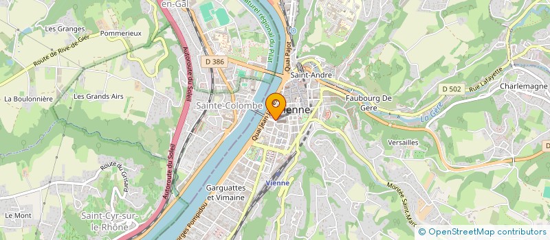 localisation de l'entreprise BAR DAUPHINOIS à VIENNE