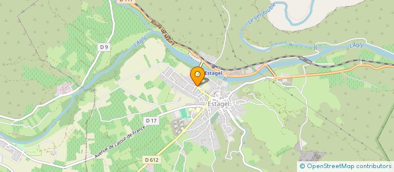 localisation de l'entreprise BAR DE L'AGLY  ESTAGEL