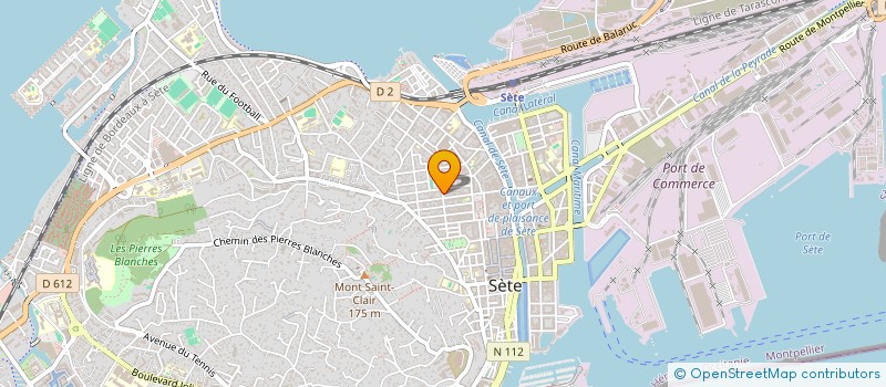 localisation de l'entreprise BAR DE L'ALLIANCE à SETE