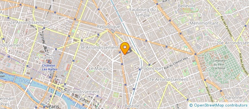 localisation de l'entreprise BAR DE L'AMITIE  PARIS