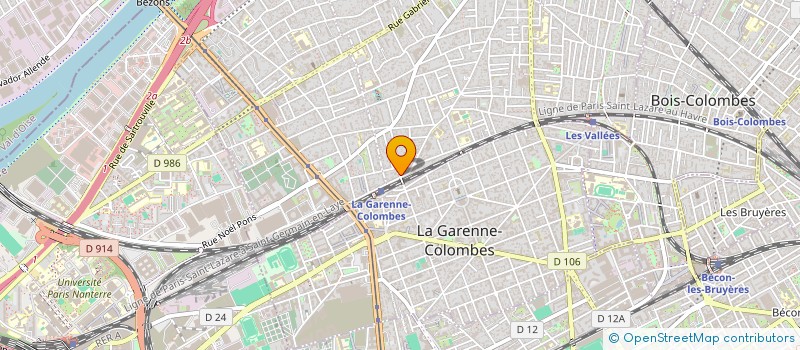 localisation de l'entreprise BAR DE L ANGLE DU COMMERCE à COLOMBES