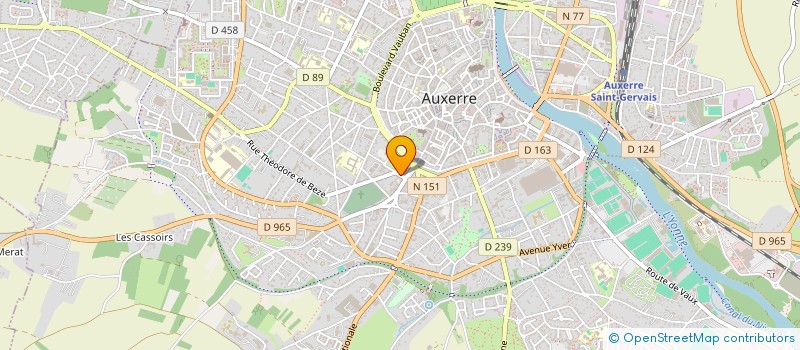 localisation de l'entreprise BAR DE L'ARQUEBUSE à AUXERRE