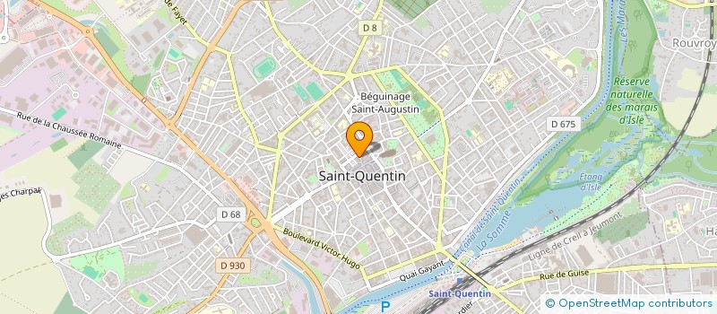 localisation de l'entreprise BAR DE L'AVENIR à SAINT-QUENTIN