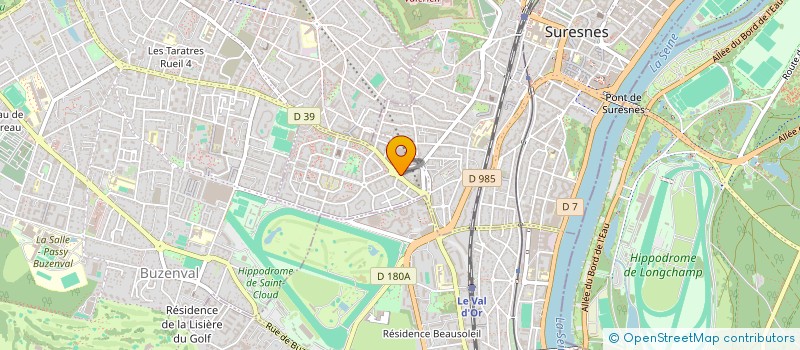 localisation de l'entreprise BAR DE L'AVENUE à SURESNES