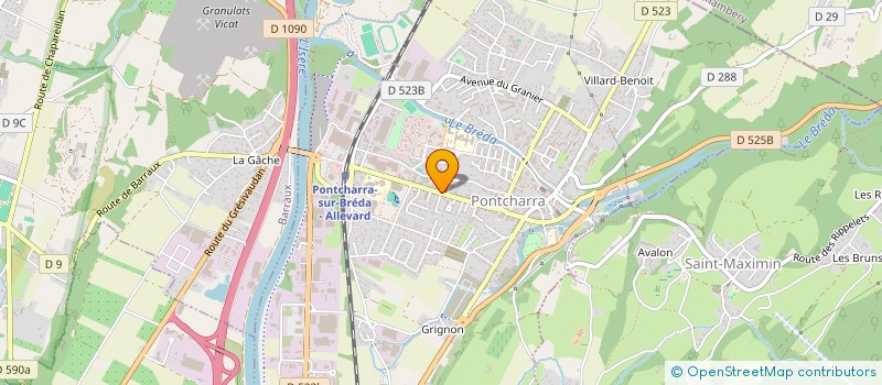 localisation de l'entreprise BAR DE L'AVENUE  PONTCHARRA