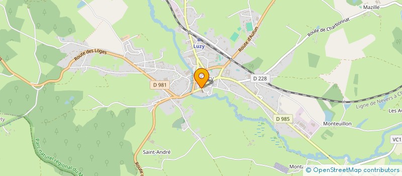 localisation de l'entreprise BAR DE L'EGLISE à LUZY