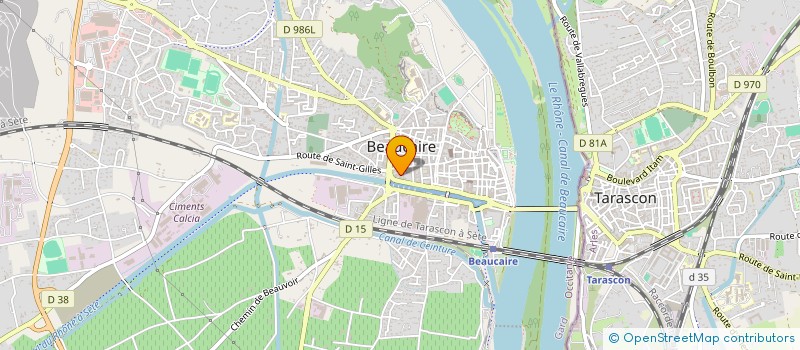 localisation de l'entreprise BAR DE L'ESCALE à BEAUCAIRE