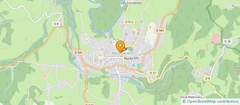 localisation de l'entreprise BAR DE L'ETANG à BOURGANEUF