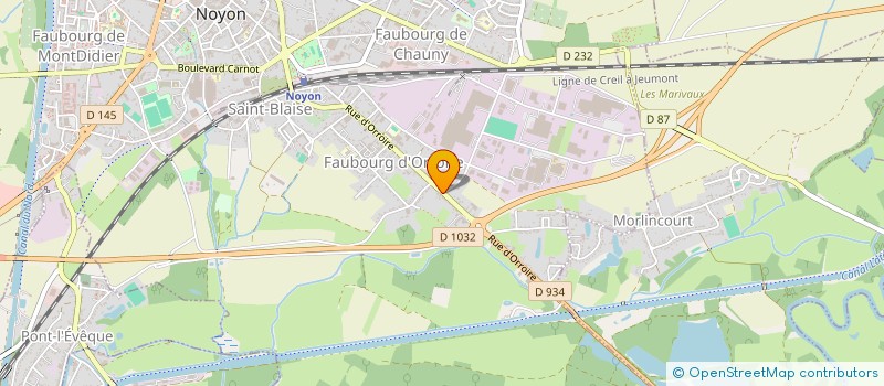 localisation de l'entreprise BAR DE L'UNION  NOYON