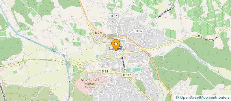 localisation de l'entreprise BAR DE L'UNION à LAMBESC