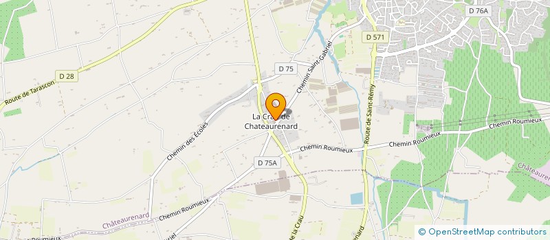 localisation de l'entreprise BAR DE LA CRAU  CHATEAURENARD