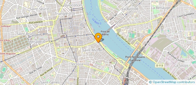 localisation de l'entreprise BAR DE LA GARONNE  BORDEAUX