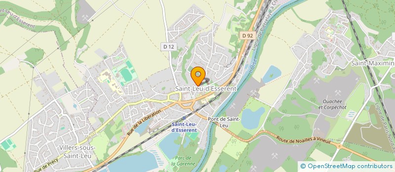 localisation de l'entreprise BAR DE LA MAIRIE  SAINT-LEU-D'ESSERENT