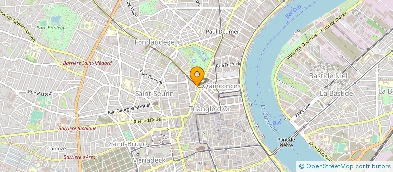 localisation de l'entreprise BAR DE LA MARINE  BORDEAUX