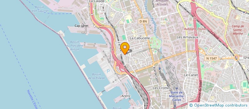 localisation de l'entreprise BAR DE LA PEINTURE à MARSEILLE