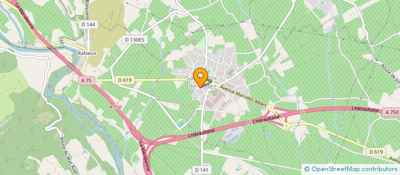 localisation de l'entreprise BAR DE LA PLACE  SAINT-FELIX-DE-LODEZ