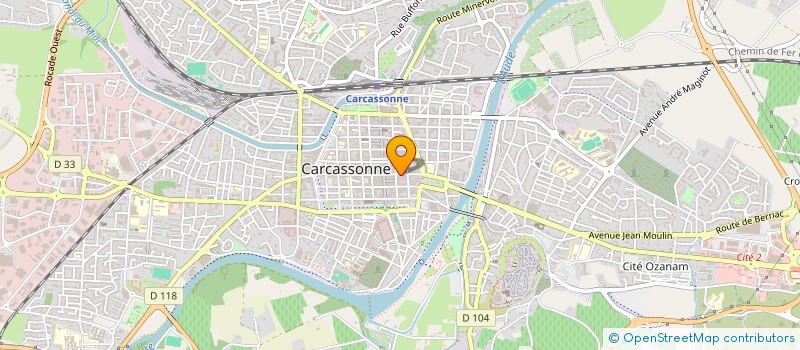 localisation de l'entreprise BAR DE LA POSTE à CARCASSONNE