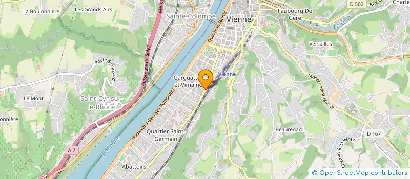localisation de l'entreprise BAR DE LA PYRAMIDE à VIENNE